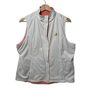 Masters Golf Magnolia Lane Women's Reversible Puffer Vest Full Zip Augusta Sz M